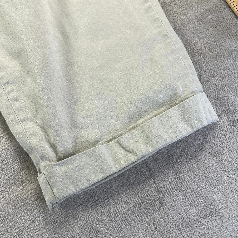 BR Y2K Smithfield Chinos 34x32 Beige 90s Style Pleated Pants Preppy Old Money